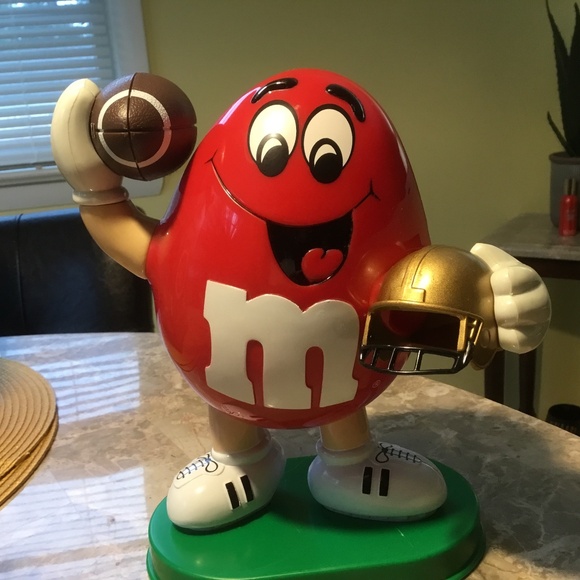 Vintage M&M Sport Candy Dispenser Limited Edition Football - Picture 5 of 16
